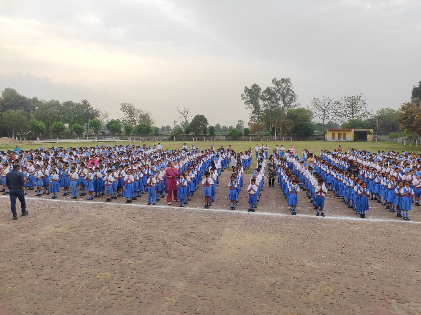 MORNING ASSEMBLY FOR CLASSES 1ST TO 5TH