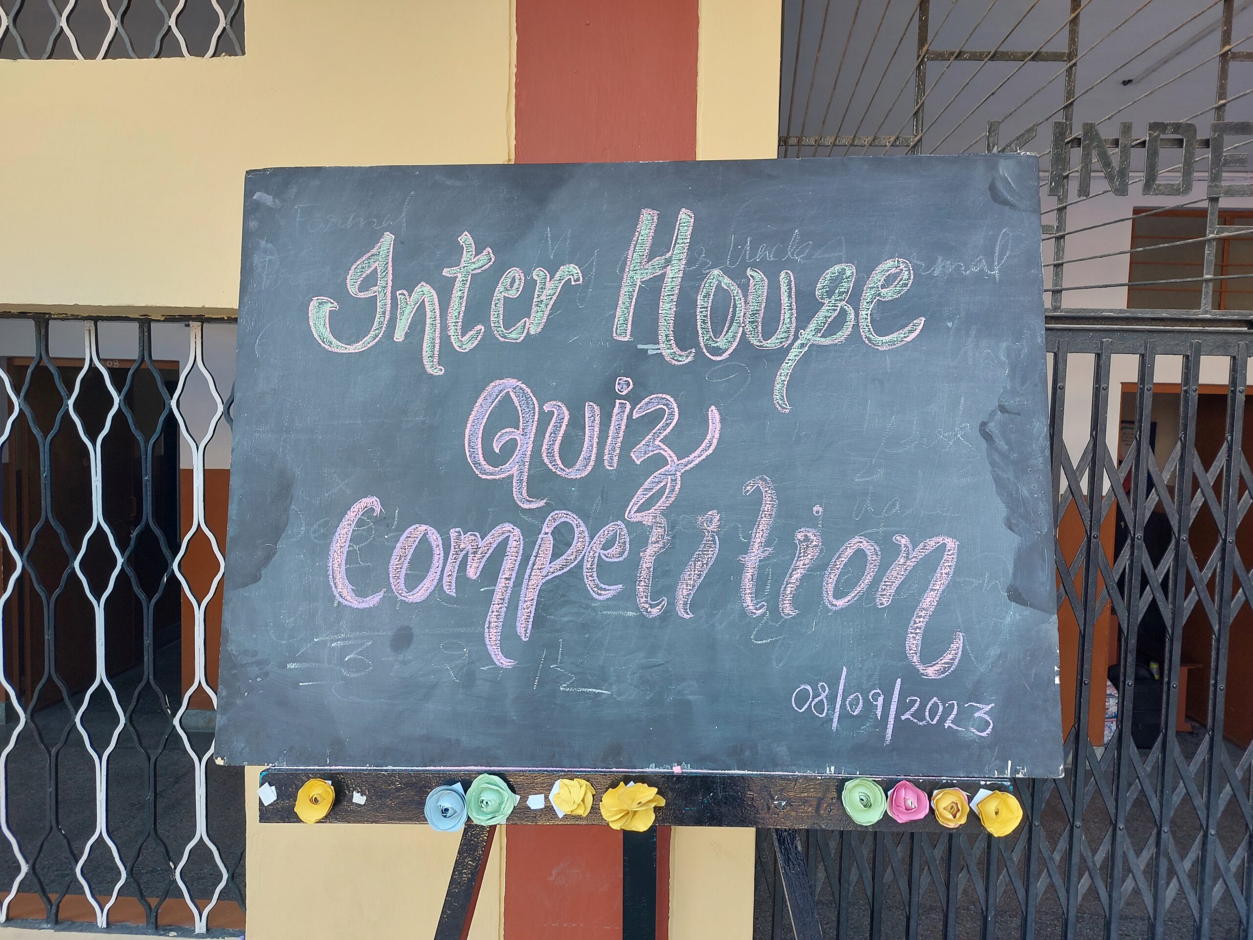 INTER HOUSE QUIZ COMPETITION (TOPIC-CHANDRAYAAN-3)