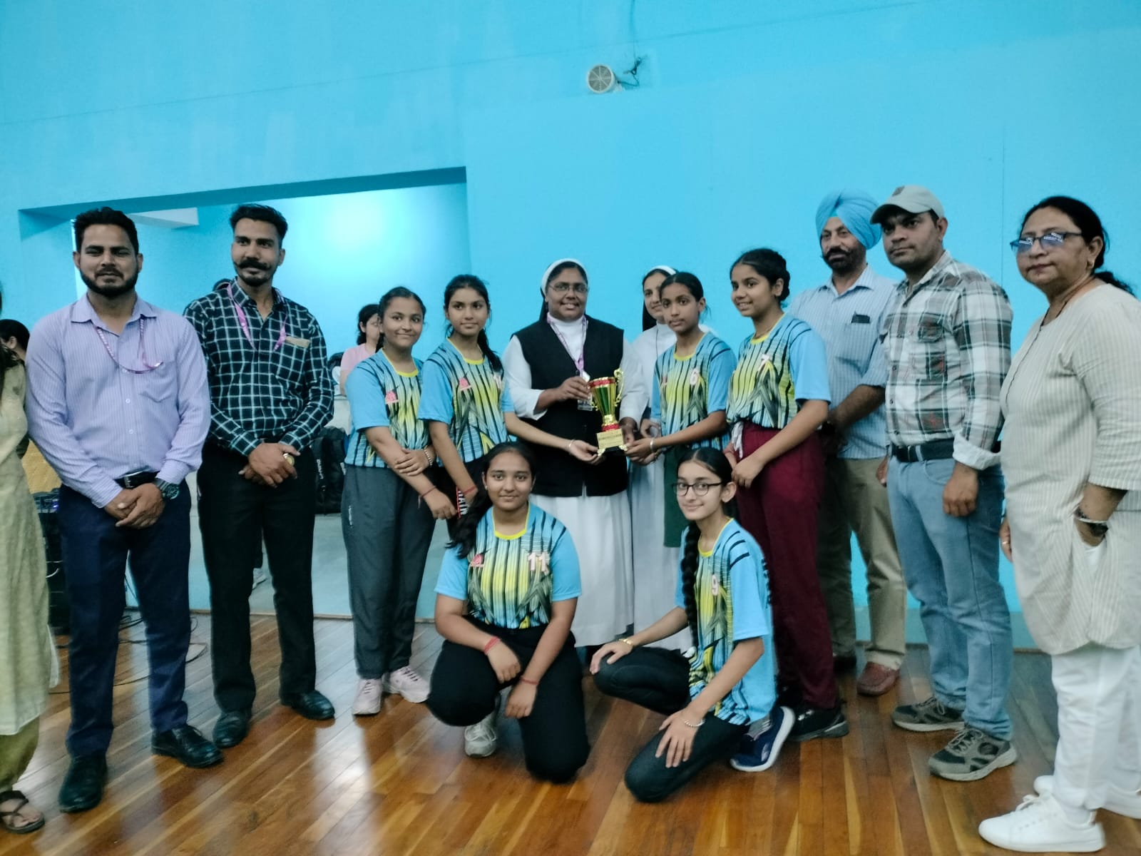 RUNNER UP in Girls’ Badminton competition…(Under-14)