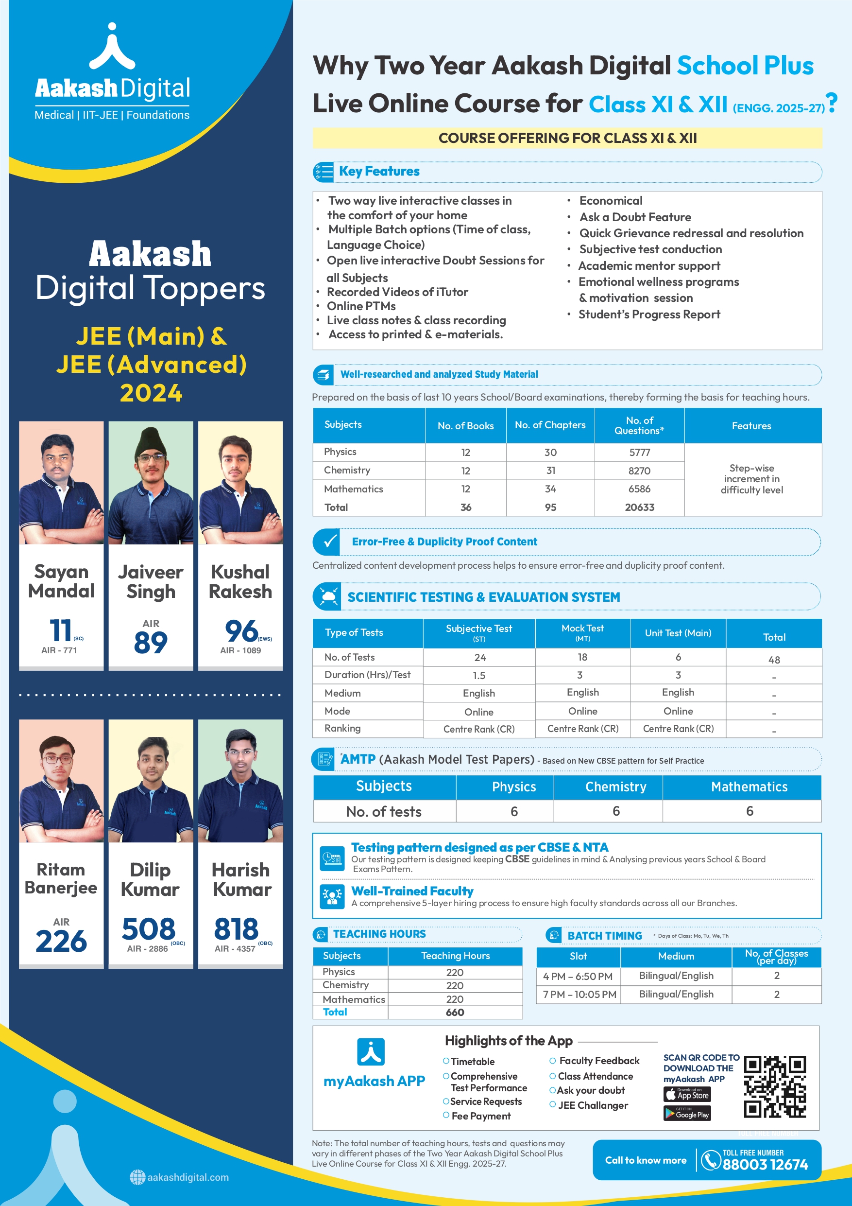 Two Year School Plus Engineering for Class XI & XII