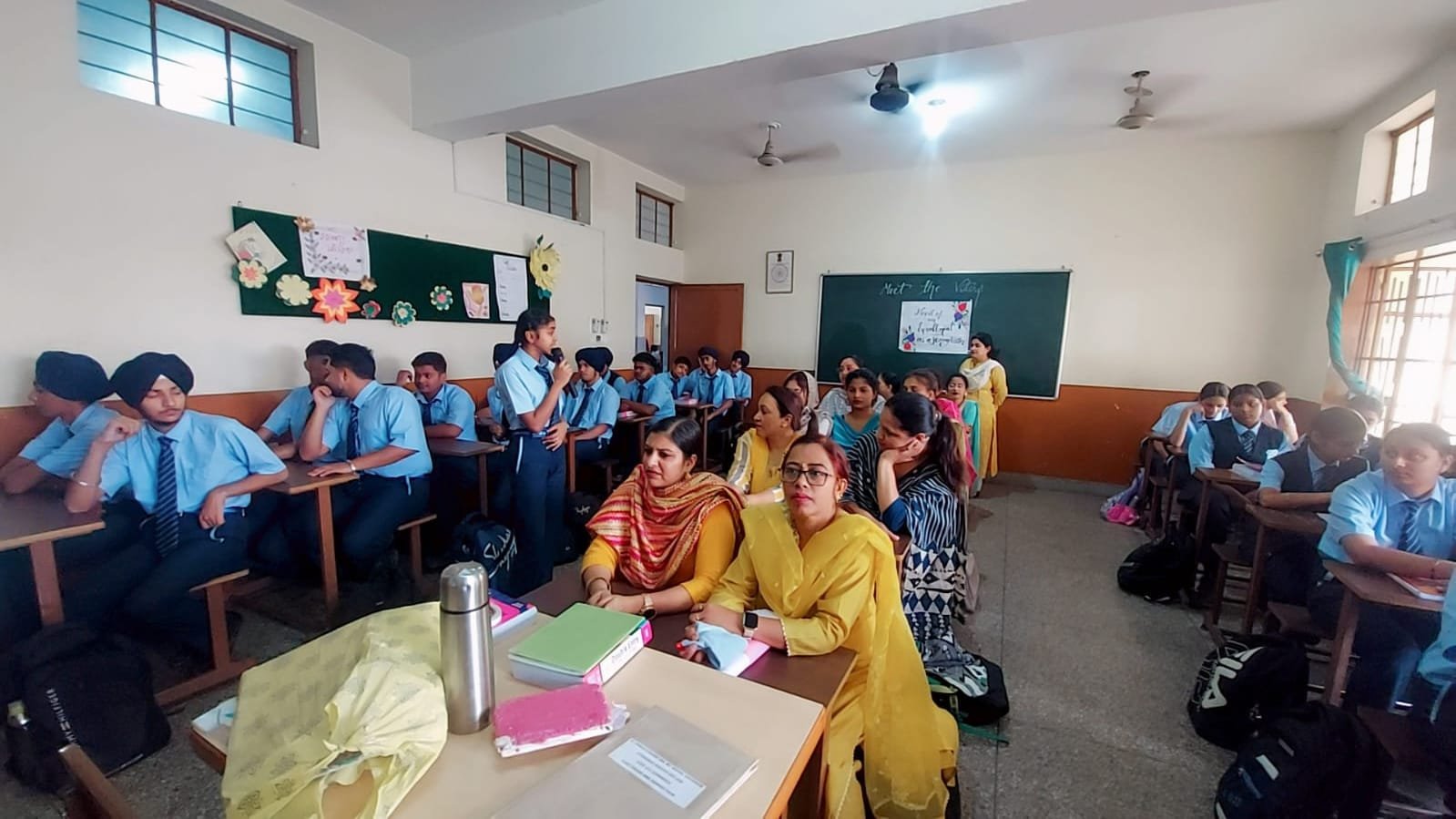 Meet the voters. Arranged by Electoral Literary Club
