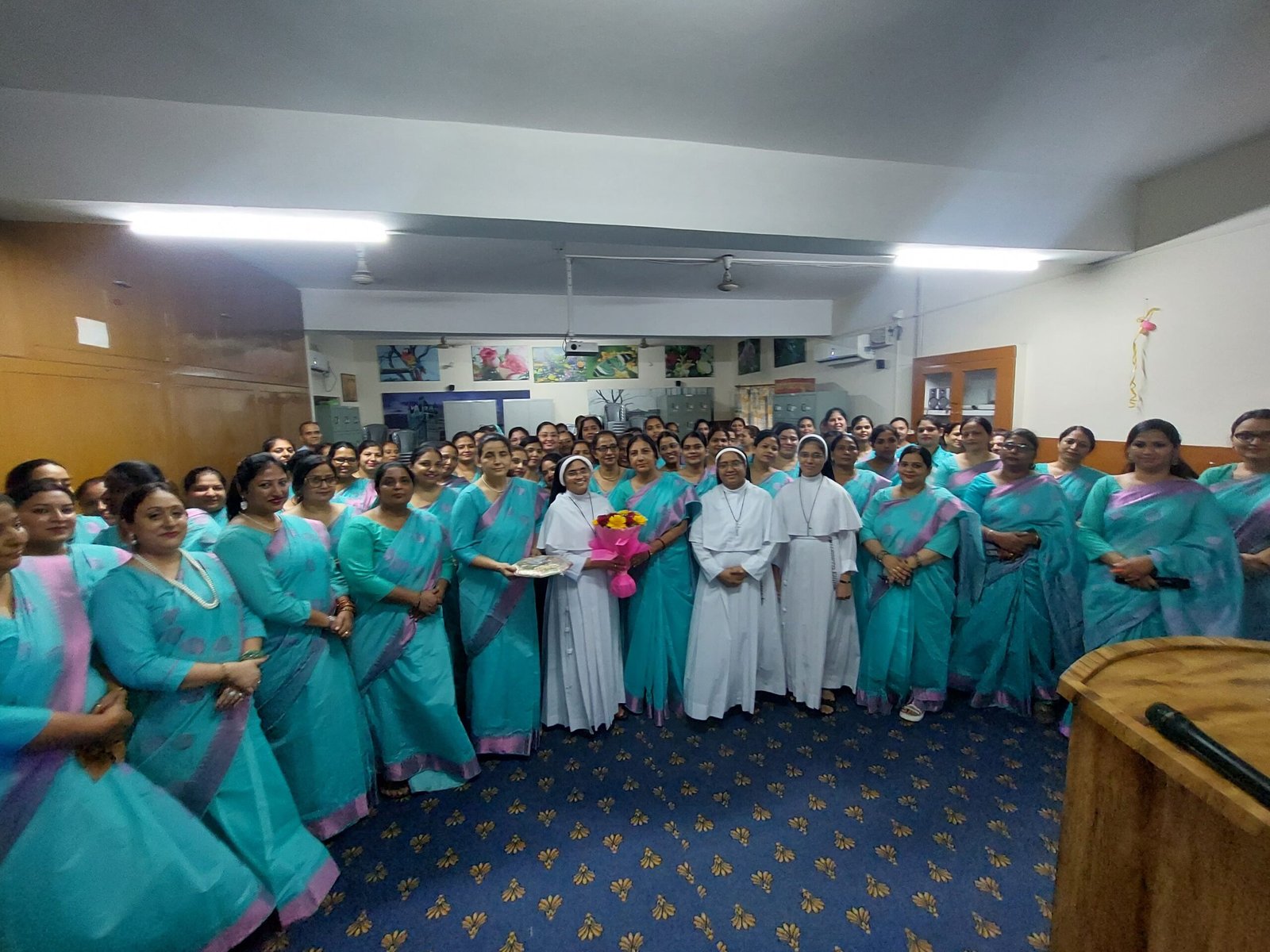 Teachers’ Loving Welcome to Our Principal Sister, Sr. Jeslin