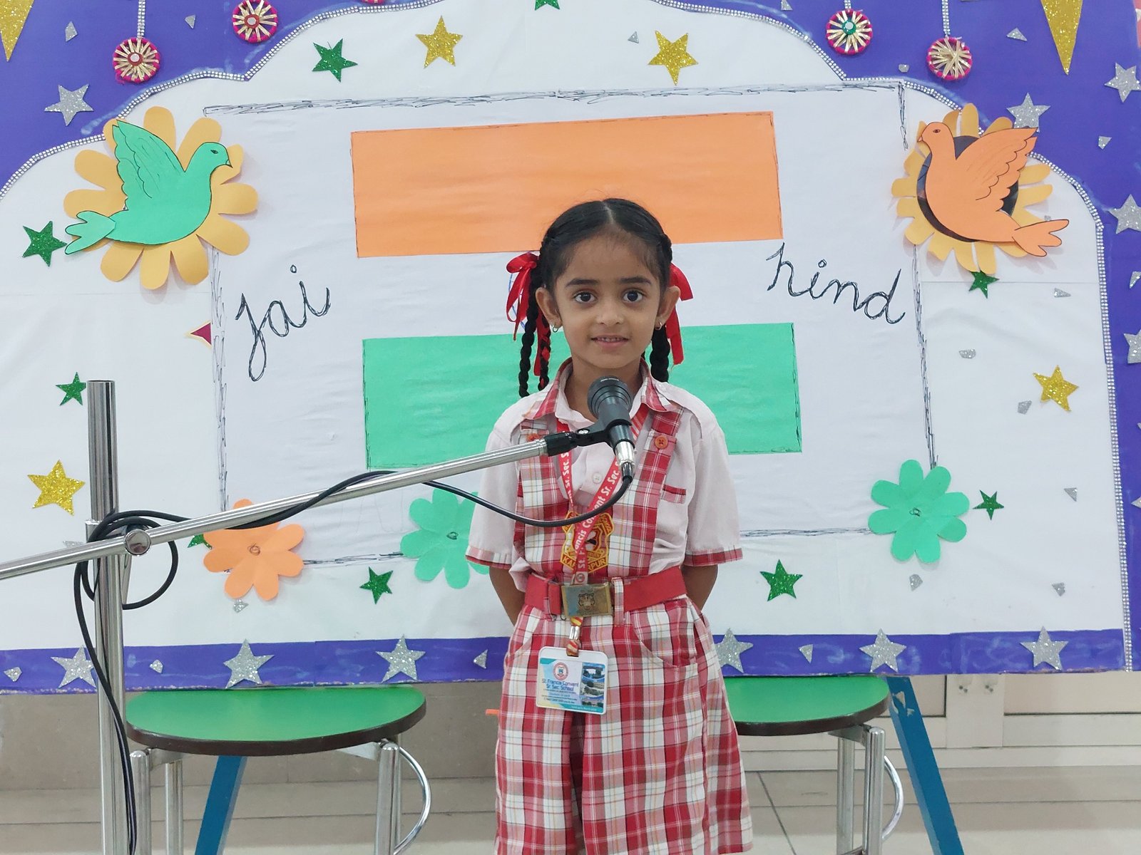 Speech competition by KG wing