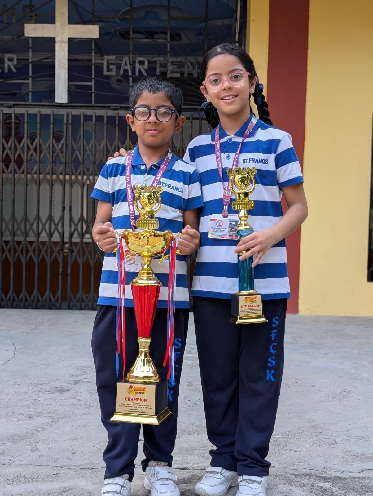 State Level Abacus Competition Winners.